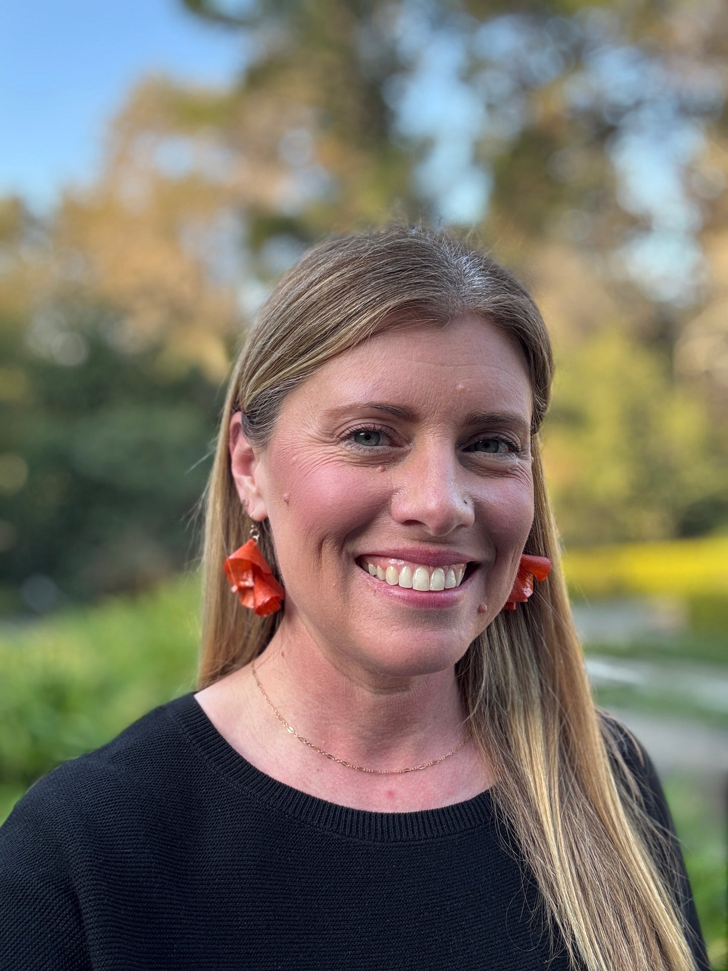 Wooden Earrings from Scraps