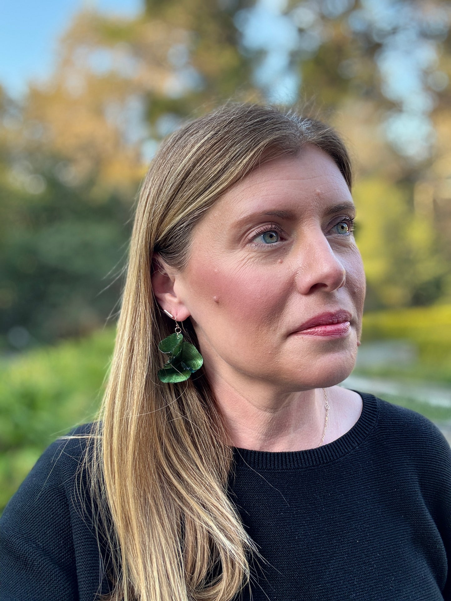 Wooden Earrings from Scraps