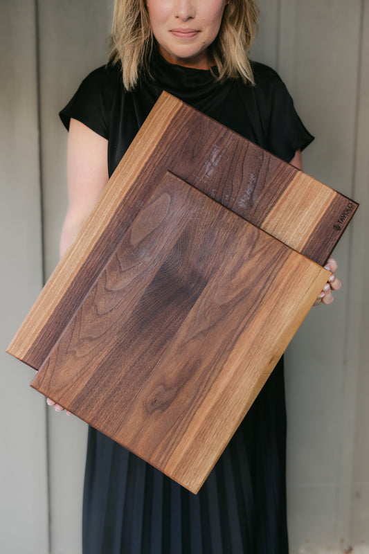 NEW! Double Sided Walnut Cutting Board
